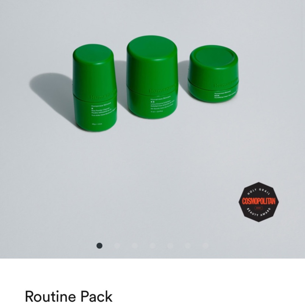 Humanrace 3 minute facial routine pack
